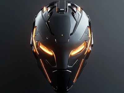 Futuristic Helmet 3d modelling armor blender cgi futuristic glowing mysterious r1n7t0xb sci fi