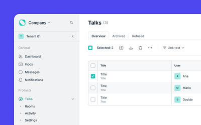 Design System · Echo design system ds echo figma icon interface menu modern nav sidebar tabs theme ui ux