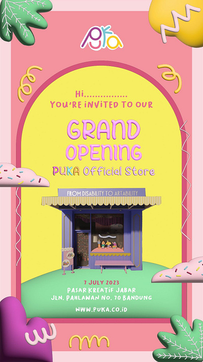 invtitation for Grand Opening
