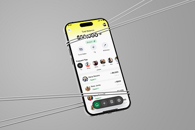 Tipping mobile app figma fintech mobile app ui