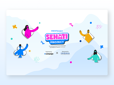 Campaign.com | SEHATI Project Microsite graphic design illustration landing page microsite ui ui design uiux ux ux design website