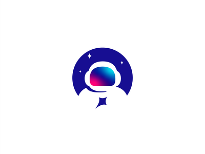 Vision form above astronaut astronomy cosmos earth galaxy helmet logo mark mars minimalist mission moon nasa negative space planet space star suit universe visir