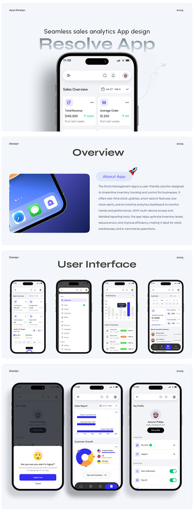 Stock Management | Intuitive App Design for Inventory Control app app design branding design figma illustration inventory inventory app inventory management light theme mobile app prototype stock stock app stock management typography ui ui design ux ux design