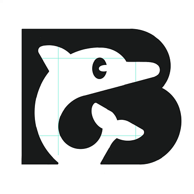 Letter B dolphin ready-made logo for sale by @anhdodes branding design dolphin logo illustration letter b logo logo logo design logo designer logodesign minimalist logo minimalist logo design ui