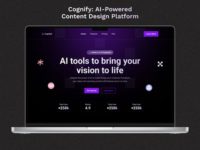 AI-Powered Creativity Revolutionizing Content Design ai content platform ai driven tools ai ux design ai website design content generator ui creative automation ui modern web design saas website design tech website ui ui web design inspiration