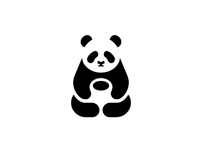 Minimalist Panda Logo branding design graphic design icon illustration logo typography ui ux vector