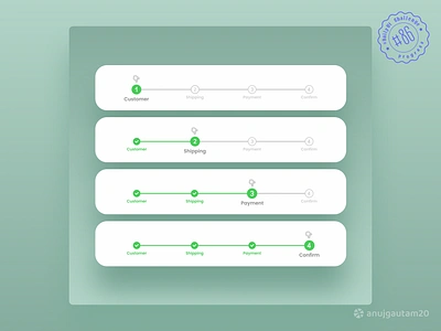 #DailyUI Challenge #086: Progress 086 app checkout creativejourney creativity dailyui dailyui challenge dailyui086 design graphic design illustration interactive interfacedesign popular progress progresstracker trending ui design uiux user flow