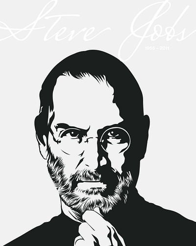 The Legend Steve Jobs apple design quote illustration quote steve jobs