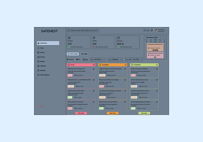 Project Dashboard for an Insurance Aggregator Agent dashboard figma insurance dashboard saas dashboard saas website ui design uiux uiux design web design website design