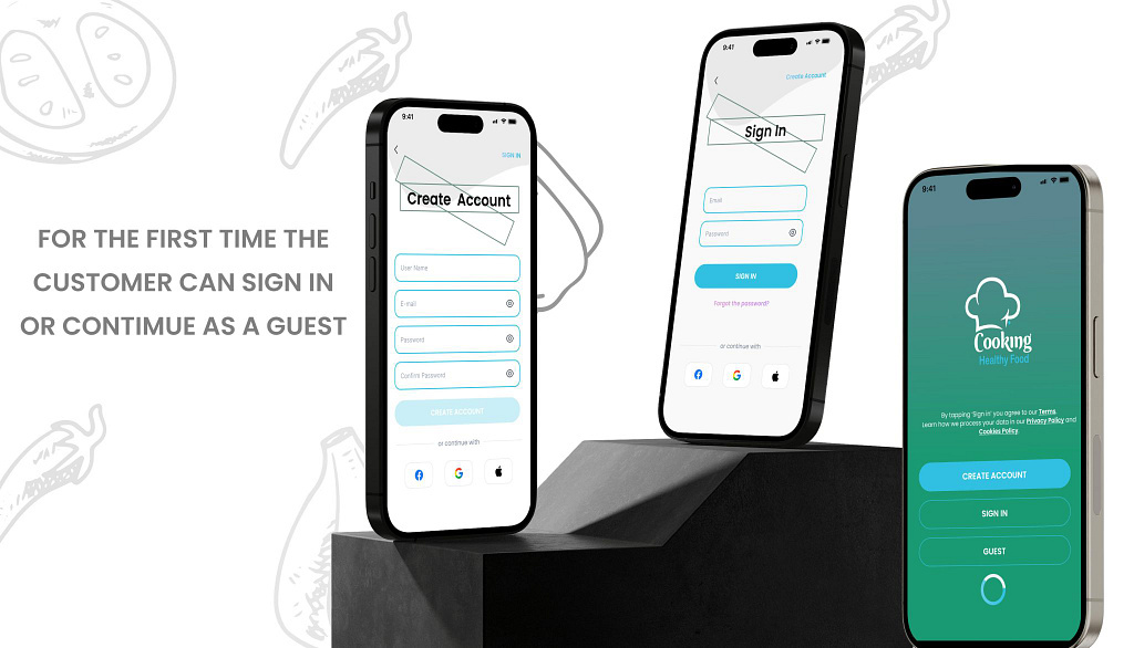 Example of Figma Mobile App UI UX Design