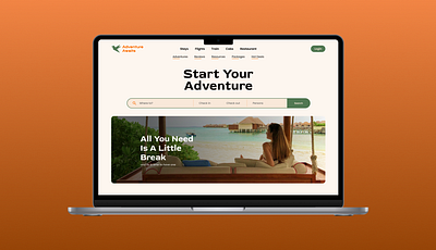 Adventure Awaits - Travel Web & App adventure airbnb app app design graphic design hot deals hotel italian logo packages pizza restaurant sports staycation travel ui ui design ux website website design