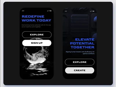 NextGen Workflows UI Visual animation motion graphics ui