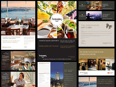 Integrated Ad Designs for Intercontinental Hotels ad designs branding graphic design