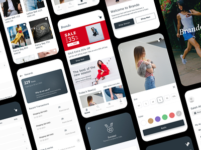 Brando Mobile App Multiple Pages 2025 design andriod application branding design dribbble fashion garments ios minimal design mob apps mobile mobile app online shopping online store product design products trendy design ui uiux