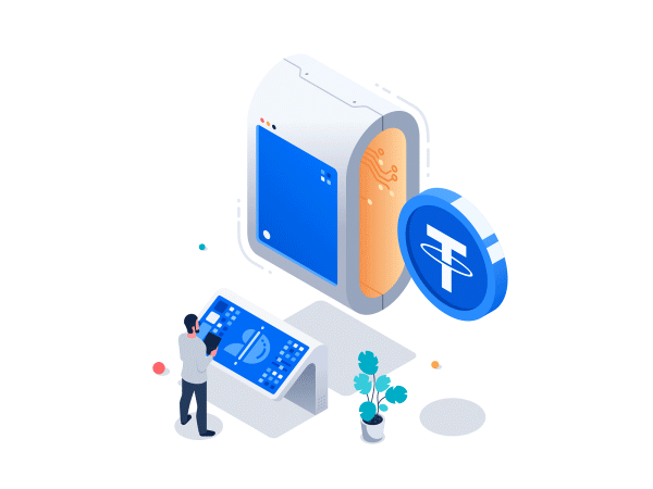 Referral Program. Animated Isometric Illustration. JSON Lottie. animated animation crypto data visualization illustration infographic infographic design infographics information design isometric isometric illustration isometric infographic json lottie monetisation referral link referral program usdt vector web animation