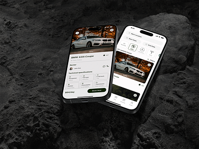 Car Rental Mobile App Design Concept booking booking car car car app car rental car rental app car renting car shop dealer maps mobile app product design rent rental app renting ui uiux ux