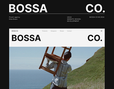 BOSSA CO. | website 3d adobe xd animation branding design identity logo modern motion graphics ui uxui webdesign website