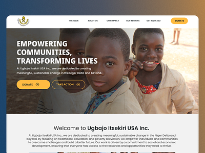 Ugbajo Itsekiri USA NGO Website ui