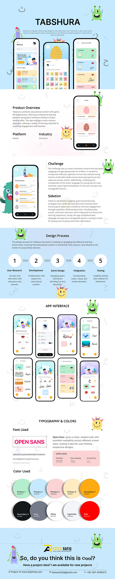 Tabshura Arabic Learner app app design figma mobile app design ui ux