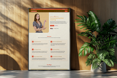 NourishMentor branding figma graphic design latest mockups ui webdesign