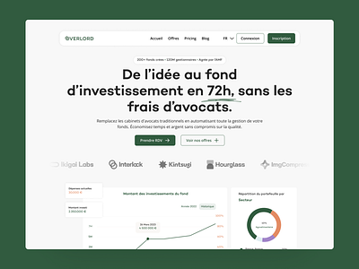 SaaS Landing Page Design Concept finance website fintech investment landing page saas saas home page saas ui saas web design startup ui ux webdesign website design