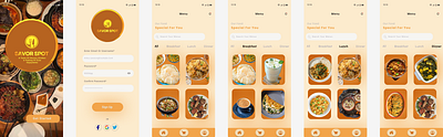Savour spot breakfast design dinner food home icons items lunch profile protype savour savourspot shop spot ui uidesign ux uxdesign