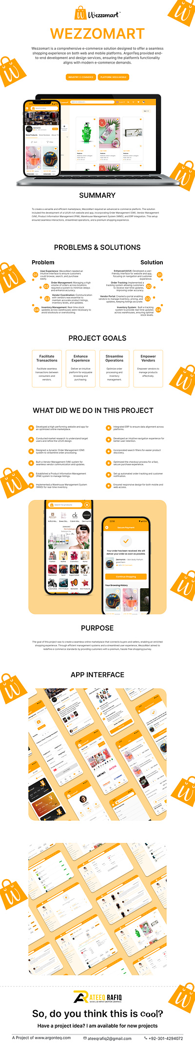 Wezzomart | An online Shopping Experience ecommerce figma ui ux web design web development