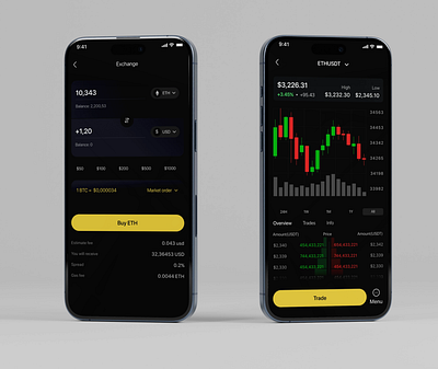Crypt Mobile App crypto mobile app cryptocurrency design exchanger fintech fintech app interface mobile app mobile app design mobile application mobile design mobileapp product design trading trading app ui ui design uiux ux