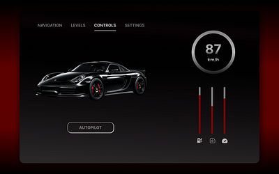 Daily UI Day 34 - Prompt: Automotive Interface ui