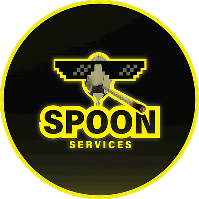 Spoon Services Logo graphic design logo