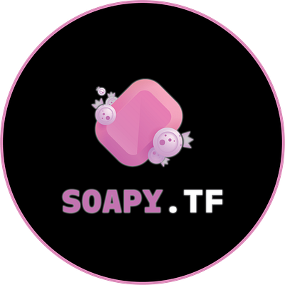 Soapy.tf logo graphic design logo