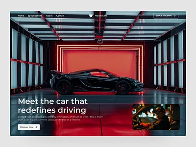 Car Website Design Concept automobile automotive car car shop car website dealership landing page landing page design minimalist showroom transport trending ui uiux ux vehicle webdesign website design