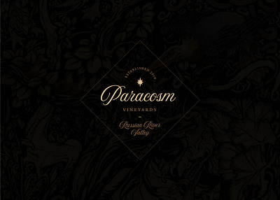 Paracosm Branding branding logo vineyard wine label design winery