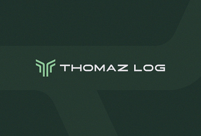 Thomaz Log Logo concept brand branding log logistics logo logo concept logotye logística minimalist symbol thomaz log transportadora