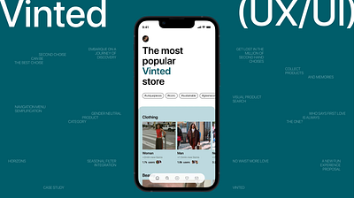 Vinted - UX/UI animation branding ui