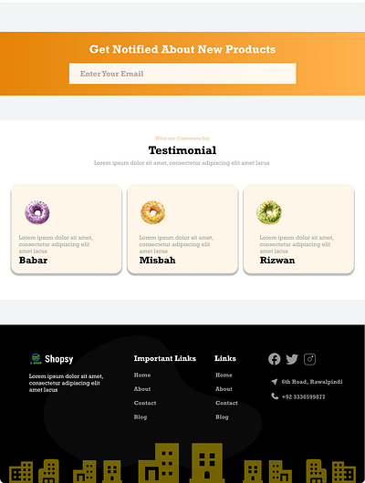 E-Commerce Website development ui website