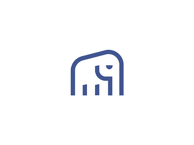 Elephant Minimalist Line Art Logo Design abstract animal brand identity branding business creative creative agency custom design elephant graphic design logo design mascot minimalist modern nature sport team visual identity wildlife