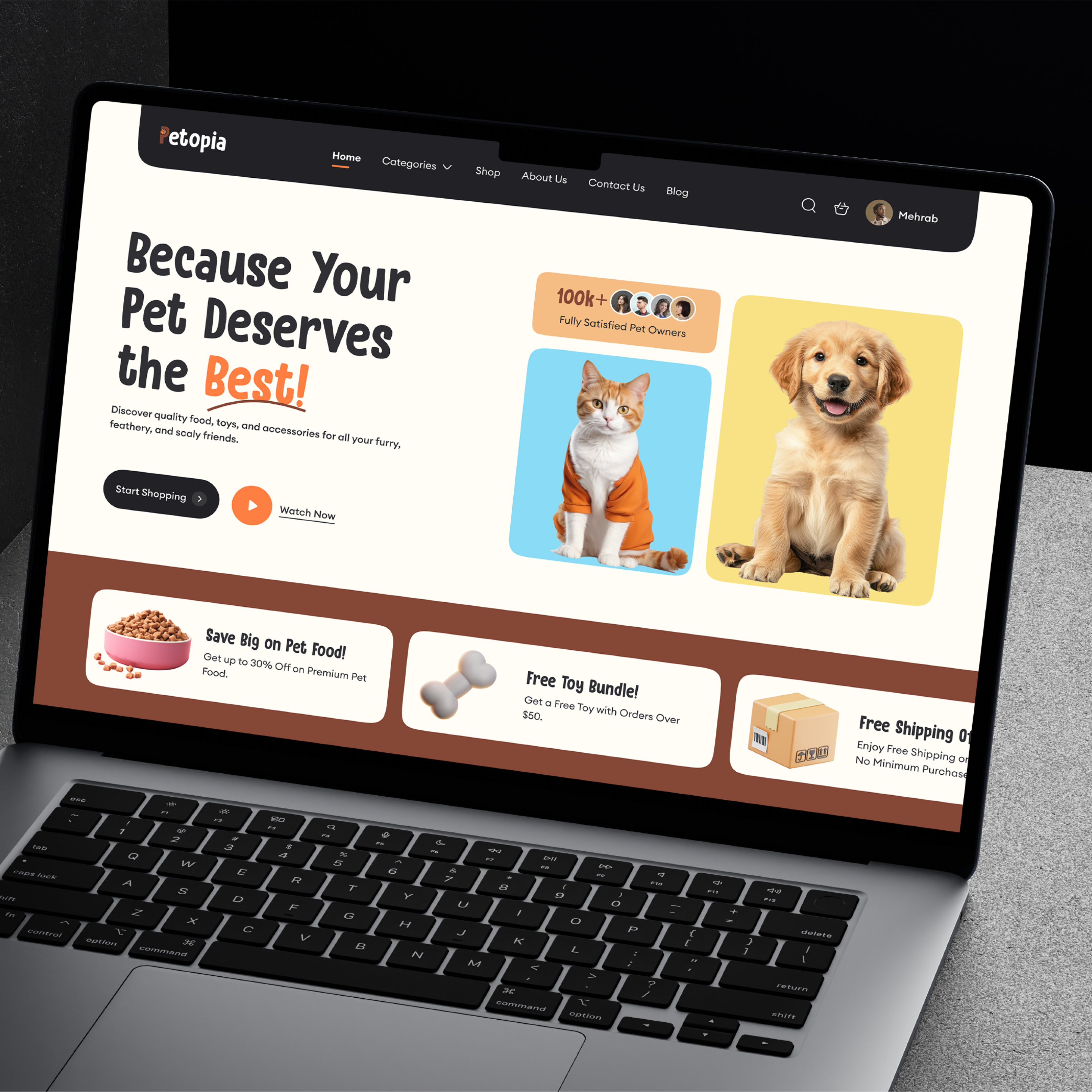 Example of E Commerce Website Or Store UI/UX Design