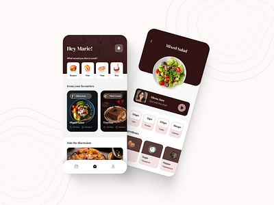 Recipe app app appdesign design design shot figma ios mobileapp mobileui ui uidesign uiux ux uxdesign