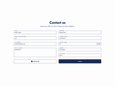 CU - feedback (contact) form blue contact form feedback form grey site ui ux web design website