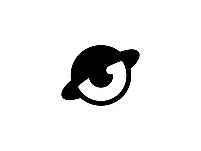 Saturn Vision branding eye identity logo mark negative space saturn solar space symbol vision visual identity