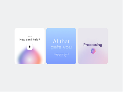 Selina AI - AI that gets you ai artificial intelligence design product ui ui ux ux