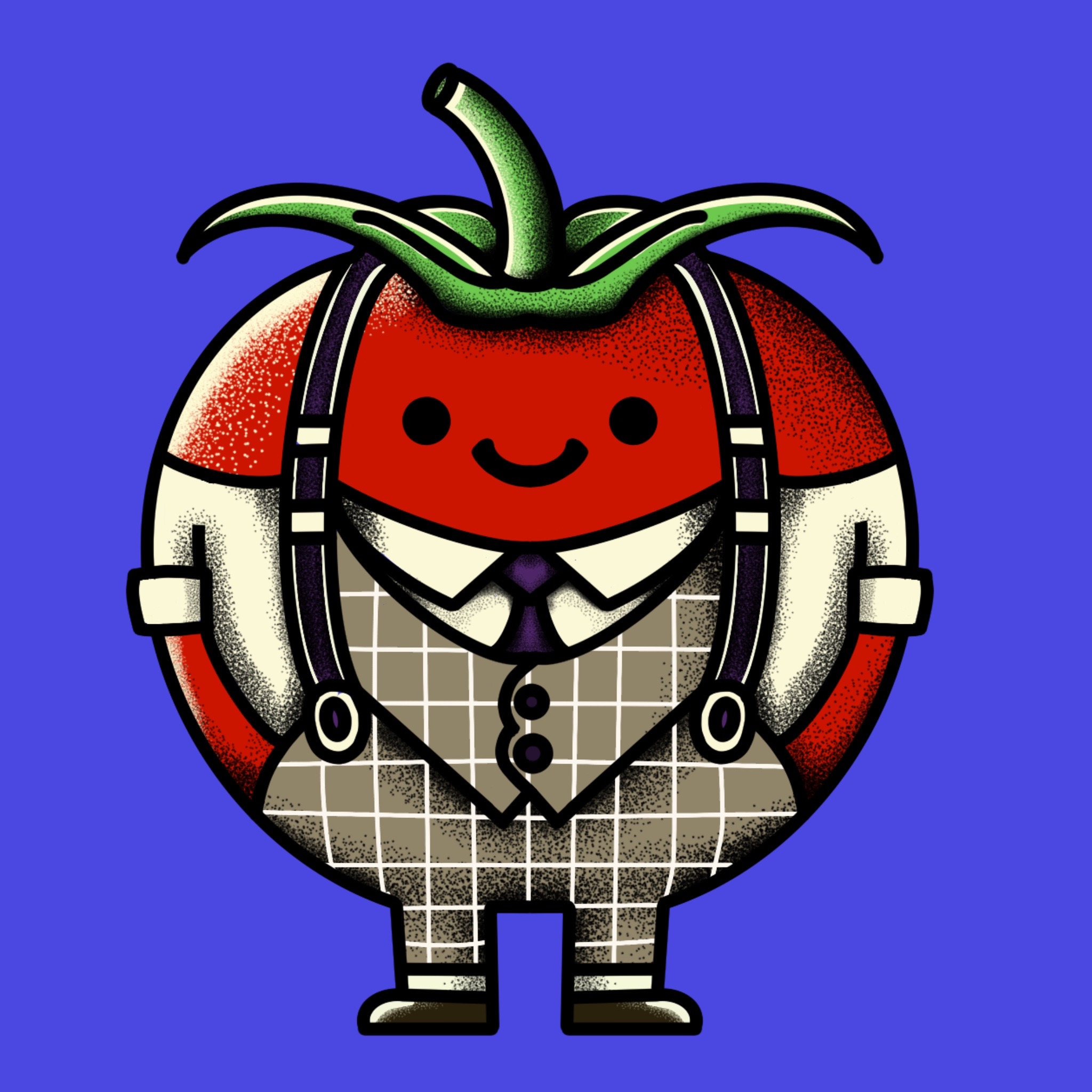 🍅 Presenting Sir Tom A. To! 🍅 amateur branding cartoon character creation childrensbook digital art digital illustration illustration illustrator minimal tomato