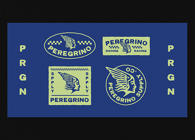 Composiciónes -Peregrino supply. design graphic design icon illustration patch racing typography valquiria vector