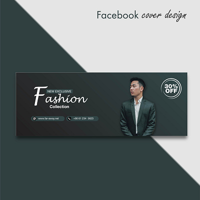 Minimalist facebook cover design branding clean cover design facebook facebook cover graphic design minimalist modern template vector