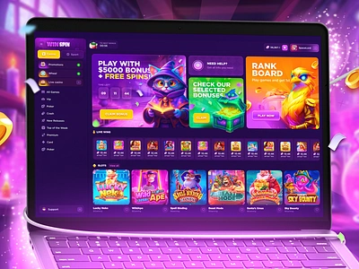 Casino Online banner branding casino casino banner casino branding casino dashboard crypro casino gambling game game ui gaming poker promotions slot casino slot ui slots sport betting web casino web game web3 casino