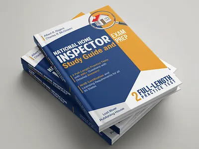 National Home Inspector Study Guide and exam paper Book Cover amazon book arfin mehedi author book book cover need book cover showcase certification prep certification prep guide clean typography ebook cover exam prep materials home inspection training home inspector study guide kindle cover modern professional design national exam prep paperback cover print design professional cover design study guide for inspectors study materials design