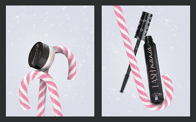 LLUMS Cosmetics - Winter '24 design graphic design mockup social media