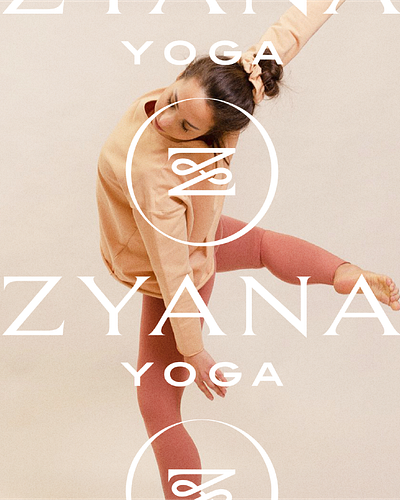 Zyana Yoga Branding branding design graphic design logo studio texas type typography yoga