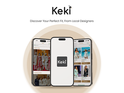 Keki Designer App augmentedreality clothing design designers e commerce fashion minimalistic ui ux virtualtrialroom